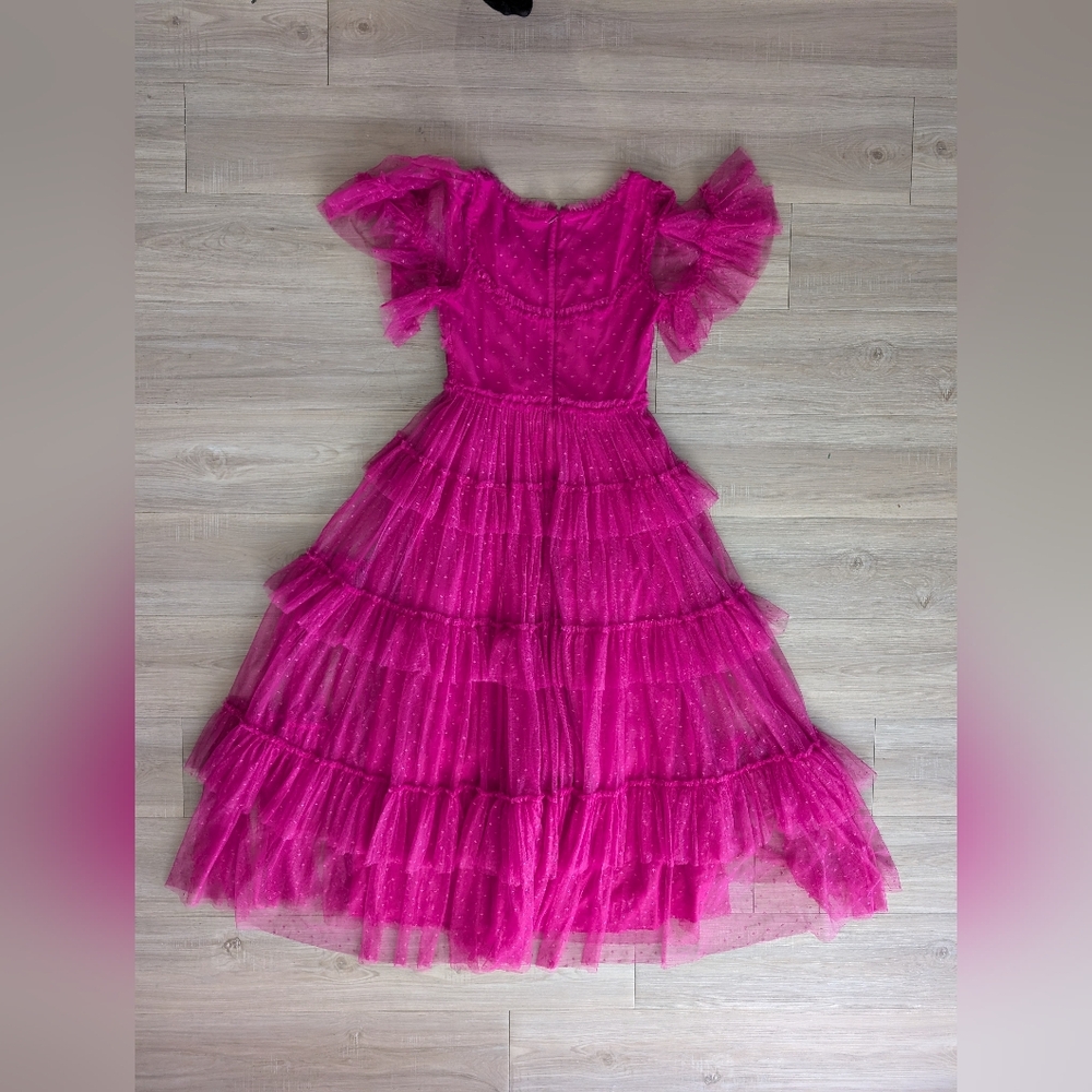 Ivy City Co Whimsical Maxi Dress in fuschia - Picture 3 of 7